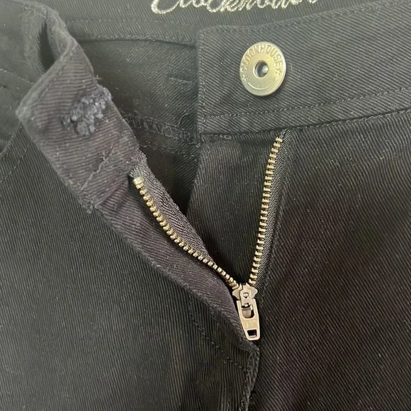 Clockhouse Black Mid Rise Straight Sequins Detailed Jeans Size EU 42 - Picture 7 of 16